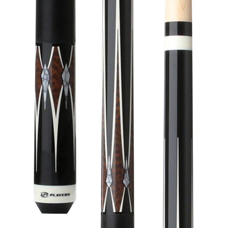 Players G3401 Cue Stick - Midnight Black with Bocote