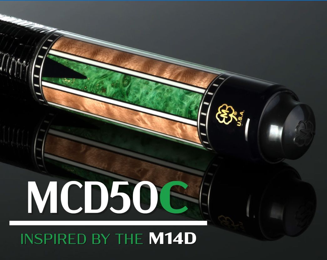 McDermott MCD50C 50th Anniversary Limited Edition Cue Stick - Only 50 made!