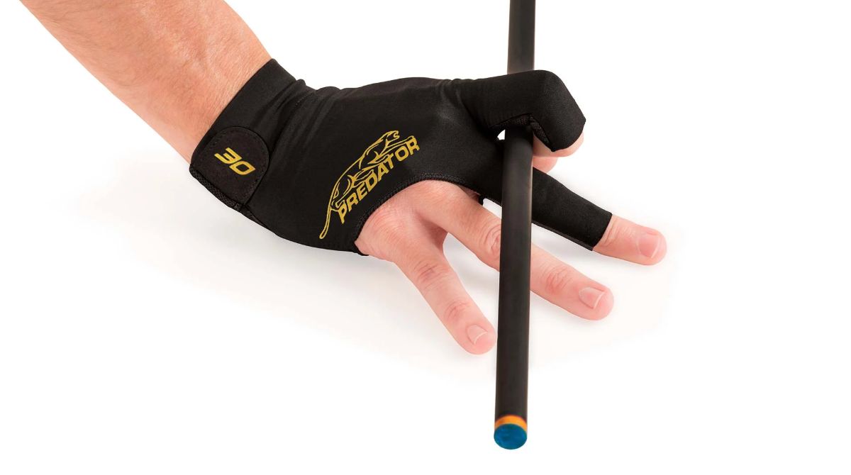 Predator Second Skin Black &amp; Gold Billiard Glove 30th Anniversary - Right Hand XXL