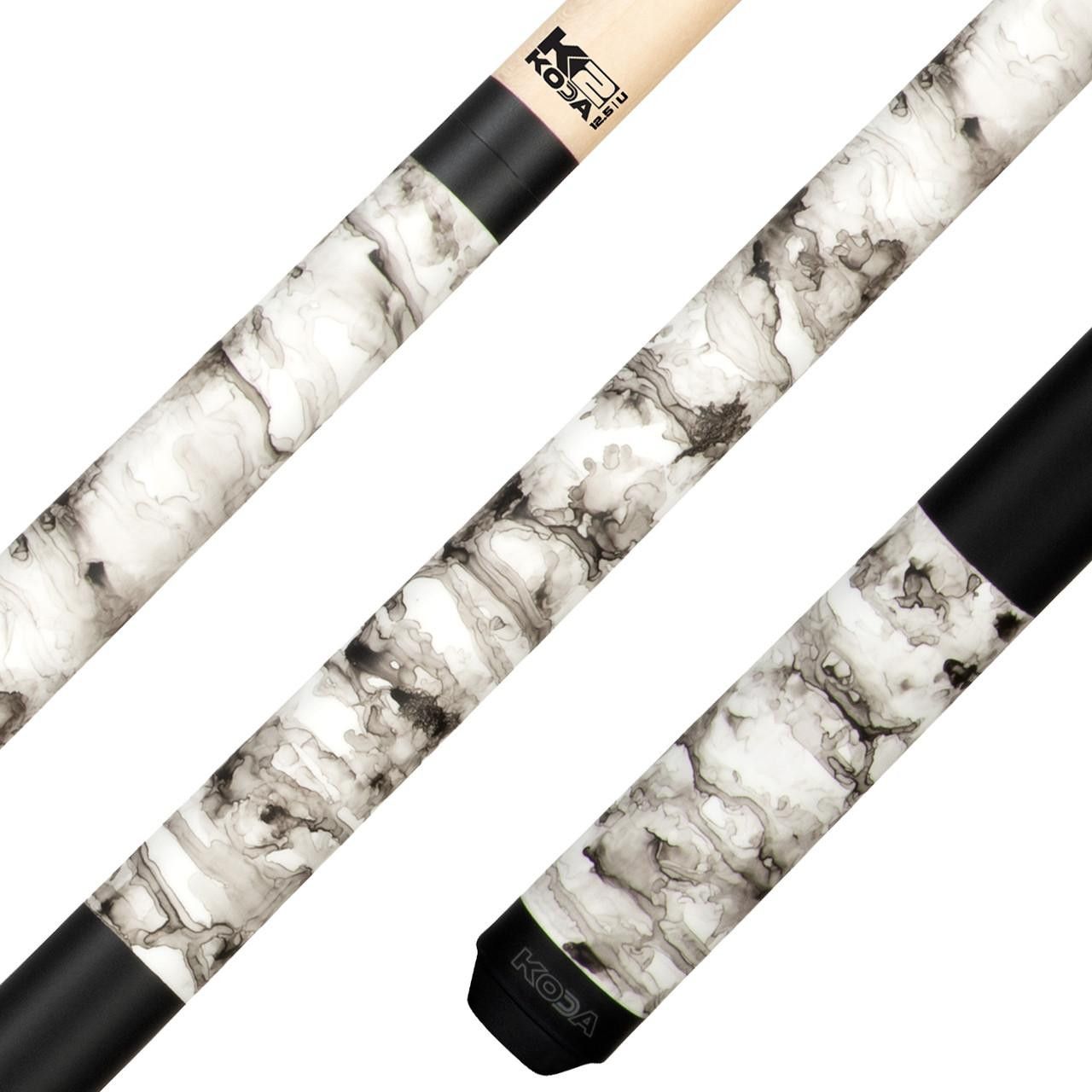 Koda 12.5mm LD White Smoke Matte No wrap Cue Stick KL101