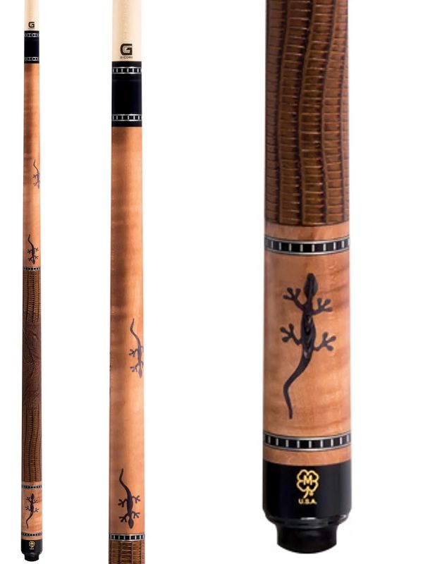 McDermott G516 Lizard Gecko Cue Stick w/ Leather Wrap
