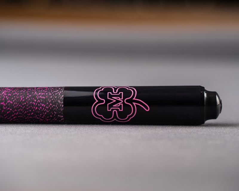 McDermott G521WC Pink &amp; Black Cue Stick of the Month October 2025