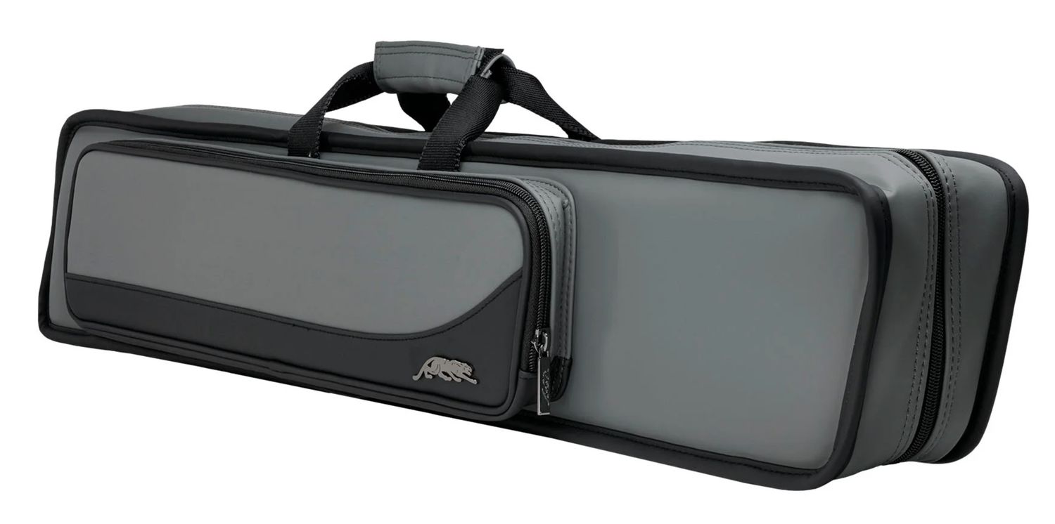 Predator Roadline Gray/Black Soft Cue Case - Double Straps - 4 Butts x 8 Shafts