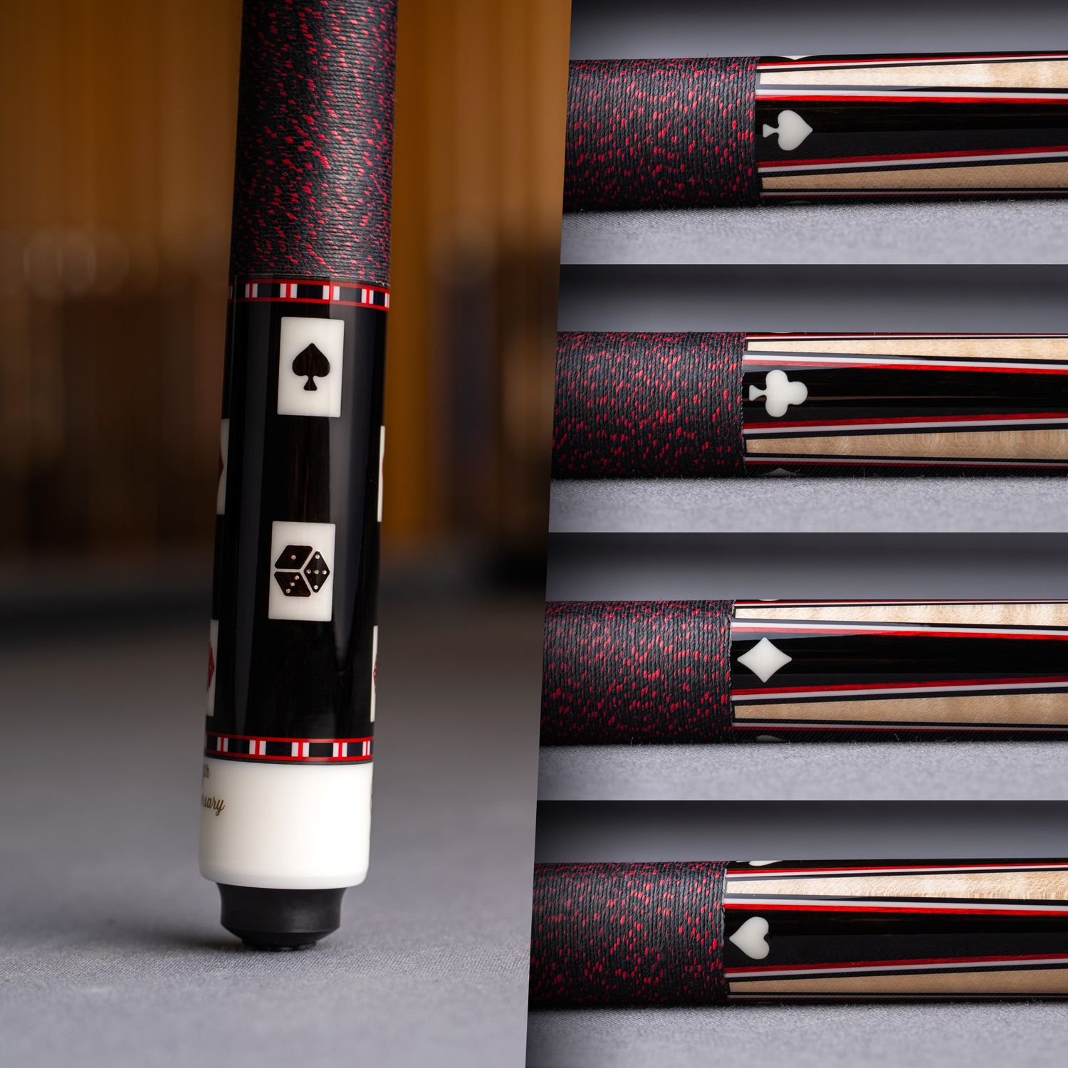 McDermott 50th Anniversary Cue Stick MCD50J with 1x1 Case