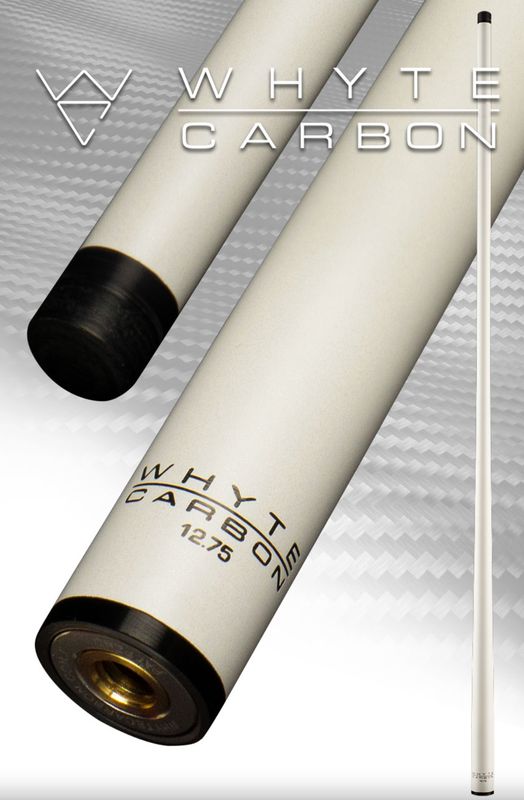 Whyte Carbon Fiber Pearl White Performance Playing Shaft 12.25mm with adapter