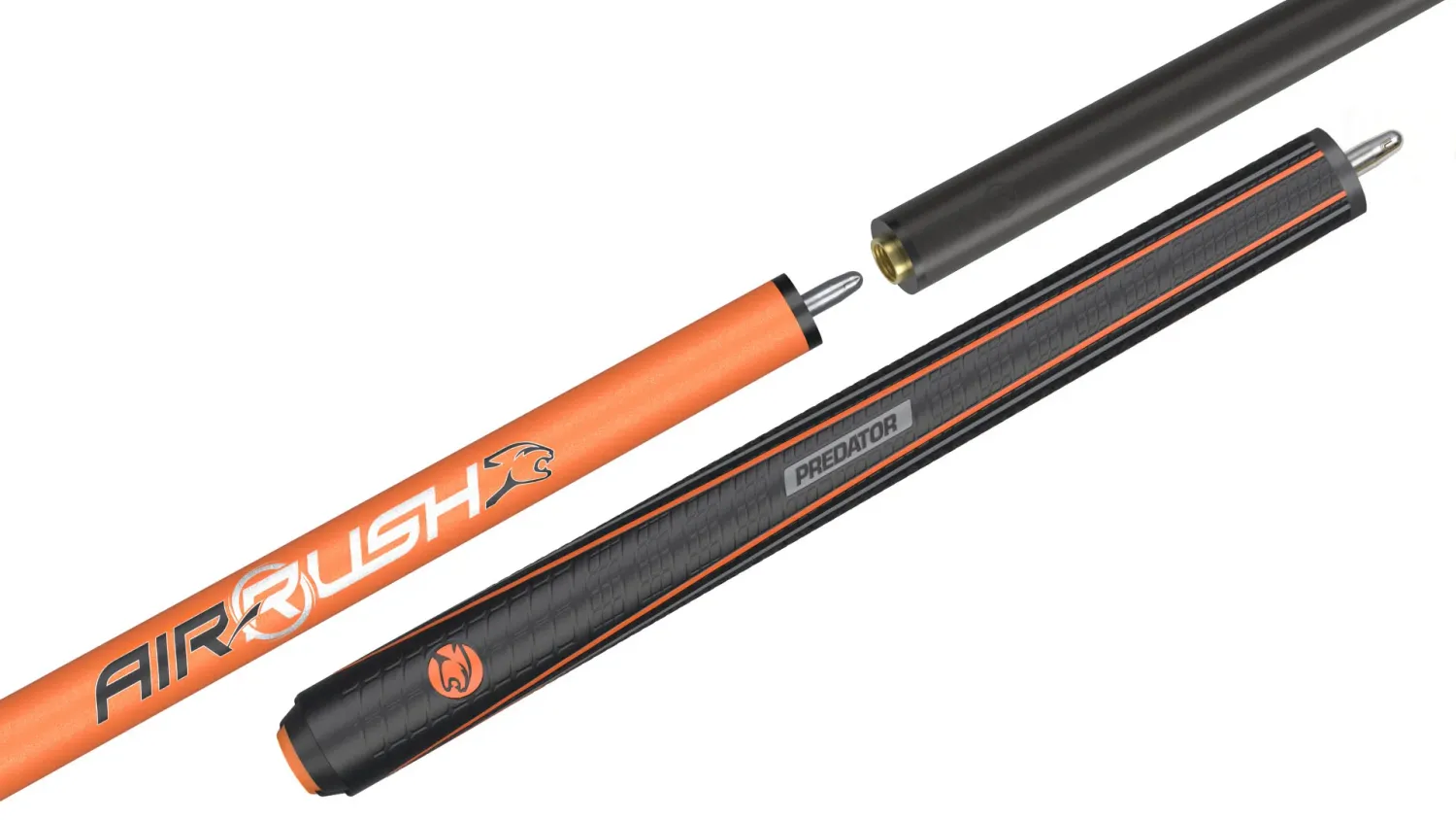 Predator Air Rush Orange - Sport wrap Cue Stick with REVO Air Rush Jump Shaft