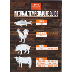 INTERNAL TEMPERATURE GUIDE GRILL MAGNET Traeger