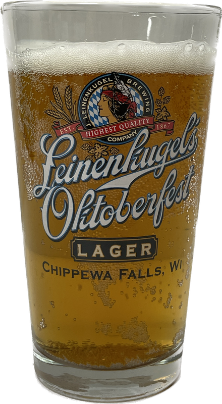 Leinenkugels Oktoberfest Lager Beer Glass