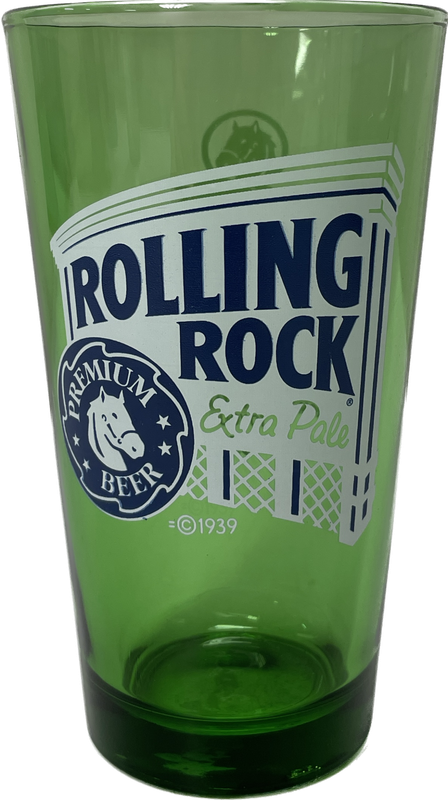 Rolling Rock Extra Pale Beer Glass