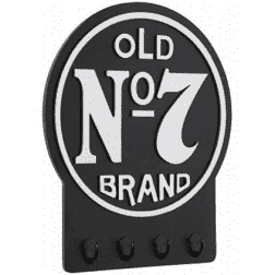 JD Old No. 7 Key Rack Jack Daniels