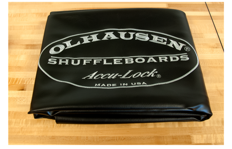 Black Shuffleboard Cover