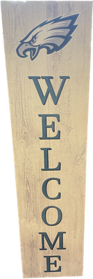1023 Welcome Philadelpia Eagles 12x48 sign
