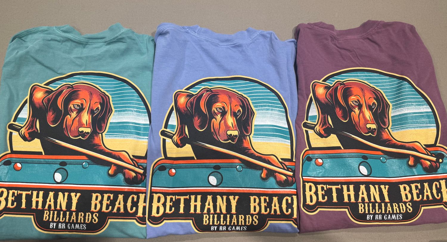 BETHANY BEACH BILLIARD LONG SLEEVE SHIRT - Comfort Colors