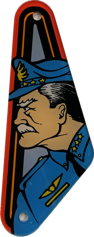 Attack From Mars Plastic Sling  Pinball Parts Military Man