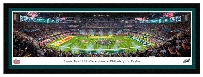 2025 Super Bowl LIX Champions Panoramic Picture - Philadelphia Eagles
