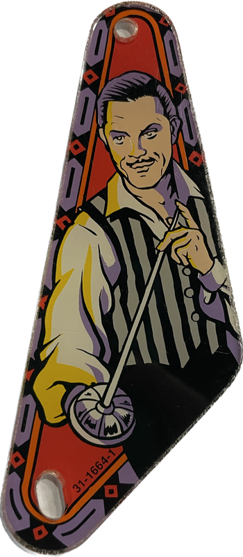 The Addams Family Slingshot Plastic New Bally Pinball Machine Parts 31-1664-1