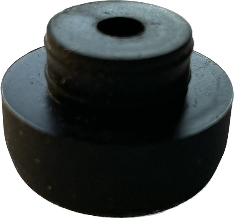 Rubber Billiard Twist on Push in Cue Bumper Butt Flat 7/8"