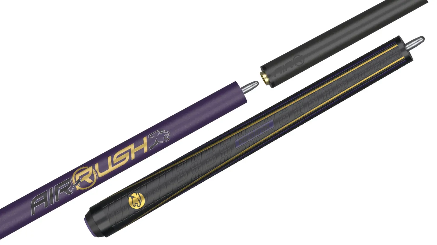 Predator Air Rush Purple - Sports Grip Cue Stick w/ Revo Air Rush Jump Shaft
