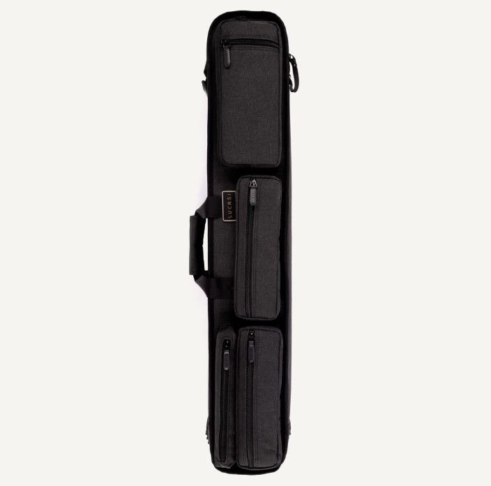 LC1248 Lucasi Soft Cue  Case 4x8 Black