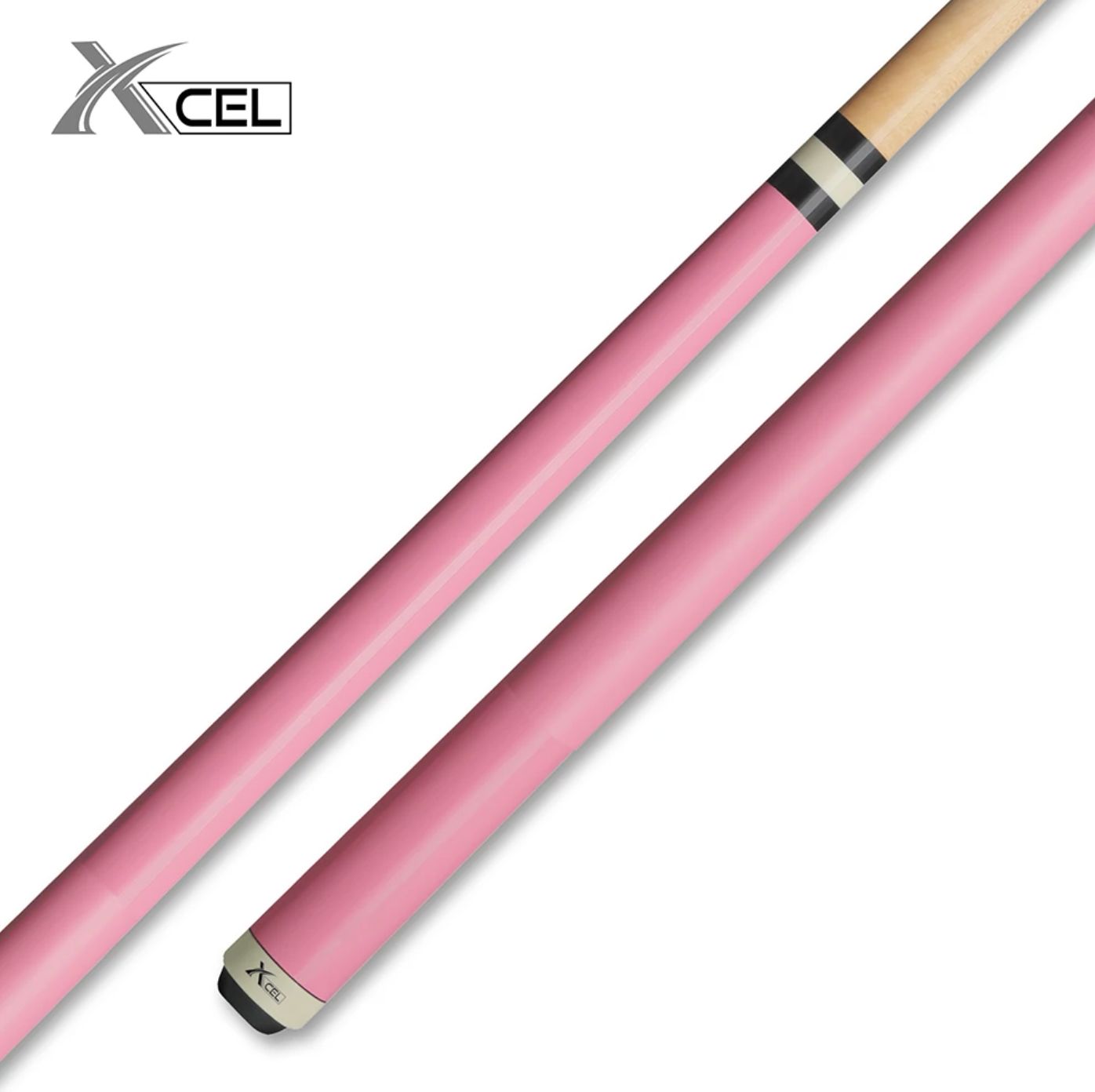 Koda Youth 52" Cue Stick Gloss Pink, Matte Pink Wrapless