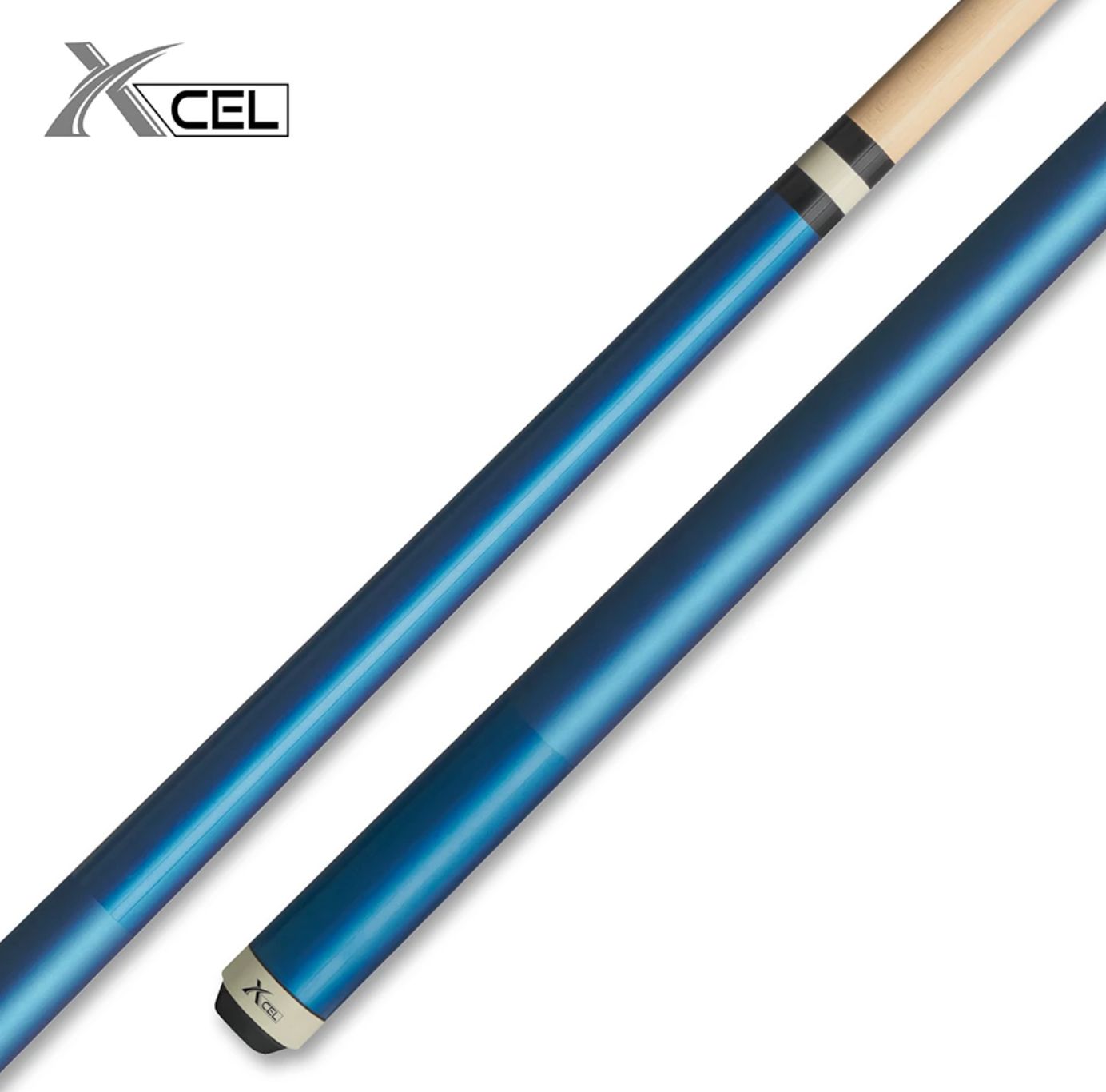 Koda Youth 52" Cue Stick Gloss Blue, Matte Blue Wrapless