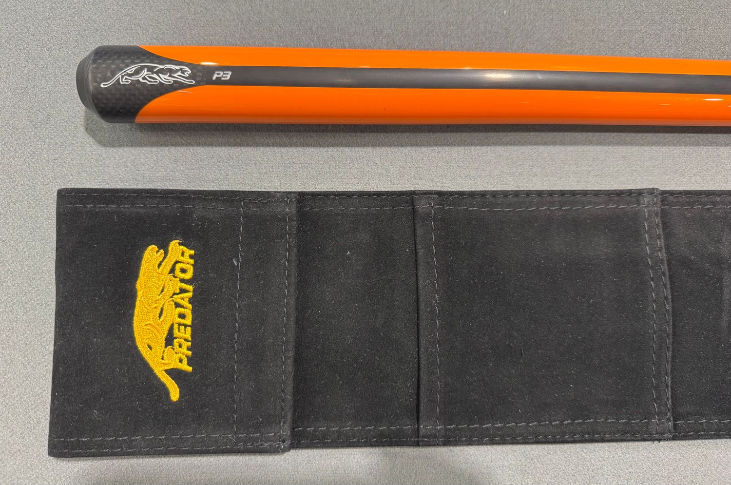 Predator P3 Orange Pool Cue Stick- No Wrap - BUTT ONLY!