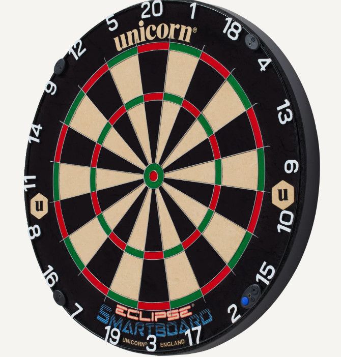 Unicorn Smartboard Eclipse: App Enables Auto Scoring Bristle Dartboard
