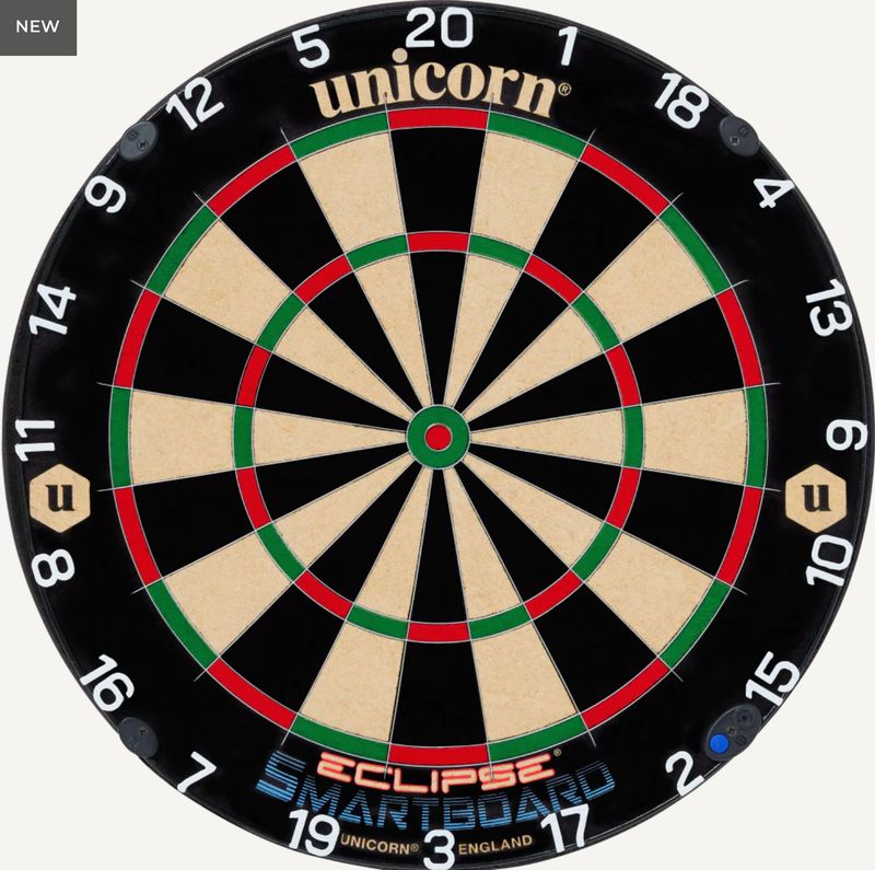 Unicorn Eclipse  Smartboard Dartboard : App Enabled Auto Scoring Bristle Dartboard