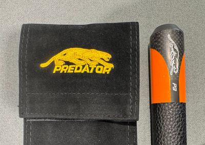 Predator P3 Orange Pool Cue Stick- Lux Leather Wrap -w/ Predator