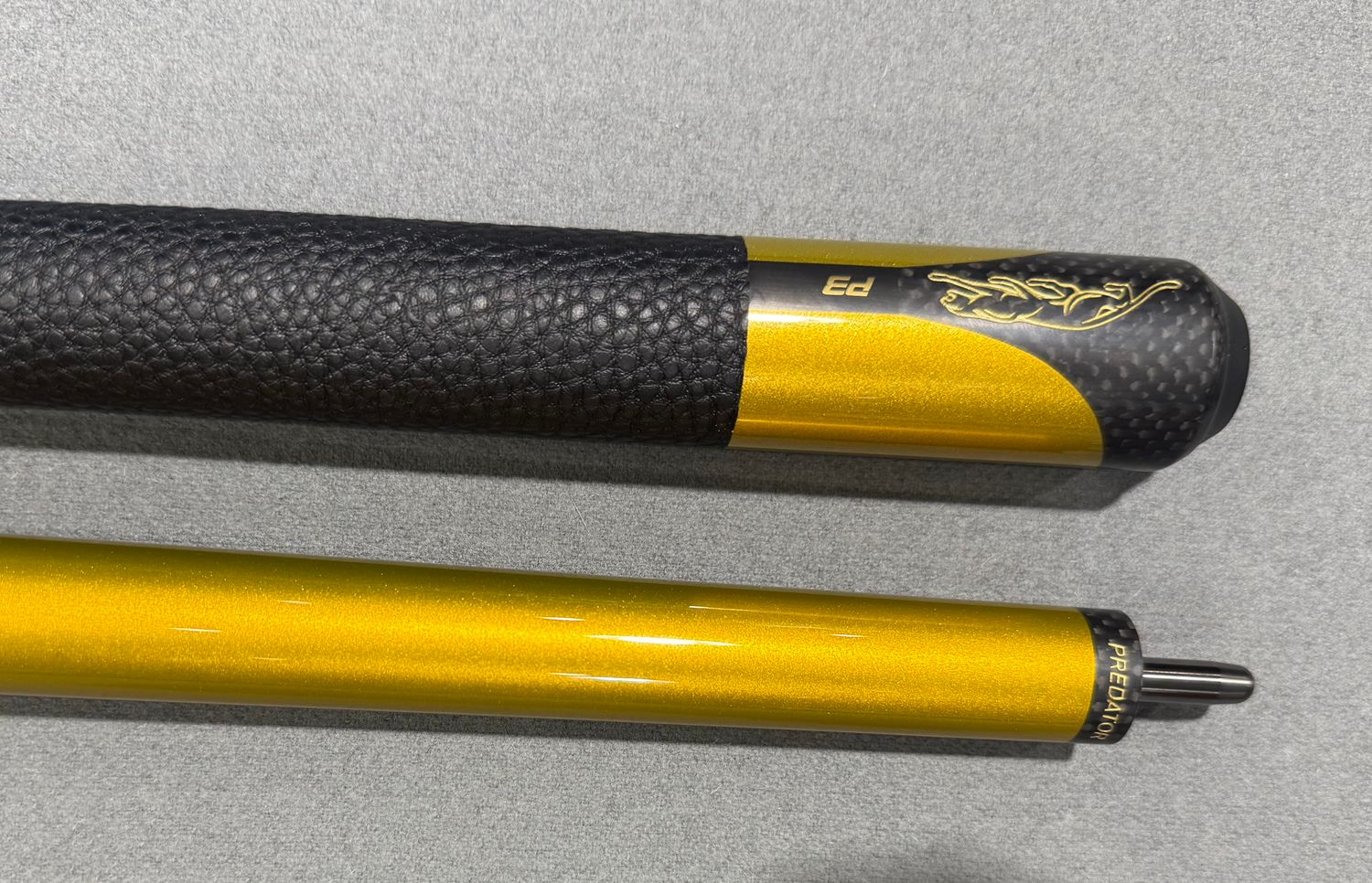 Predator P3 Cue Stick LIMITED EDITION Metallic Gold with Leather