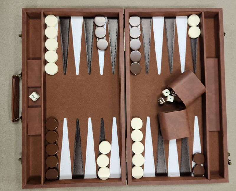 Presidential Elegant Backgammon Set