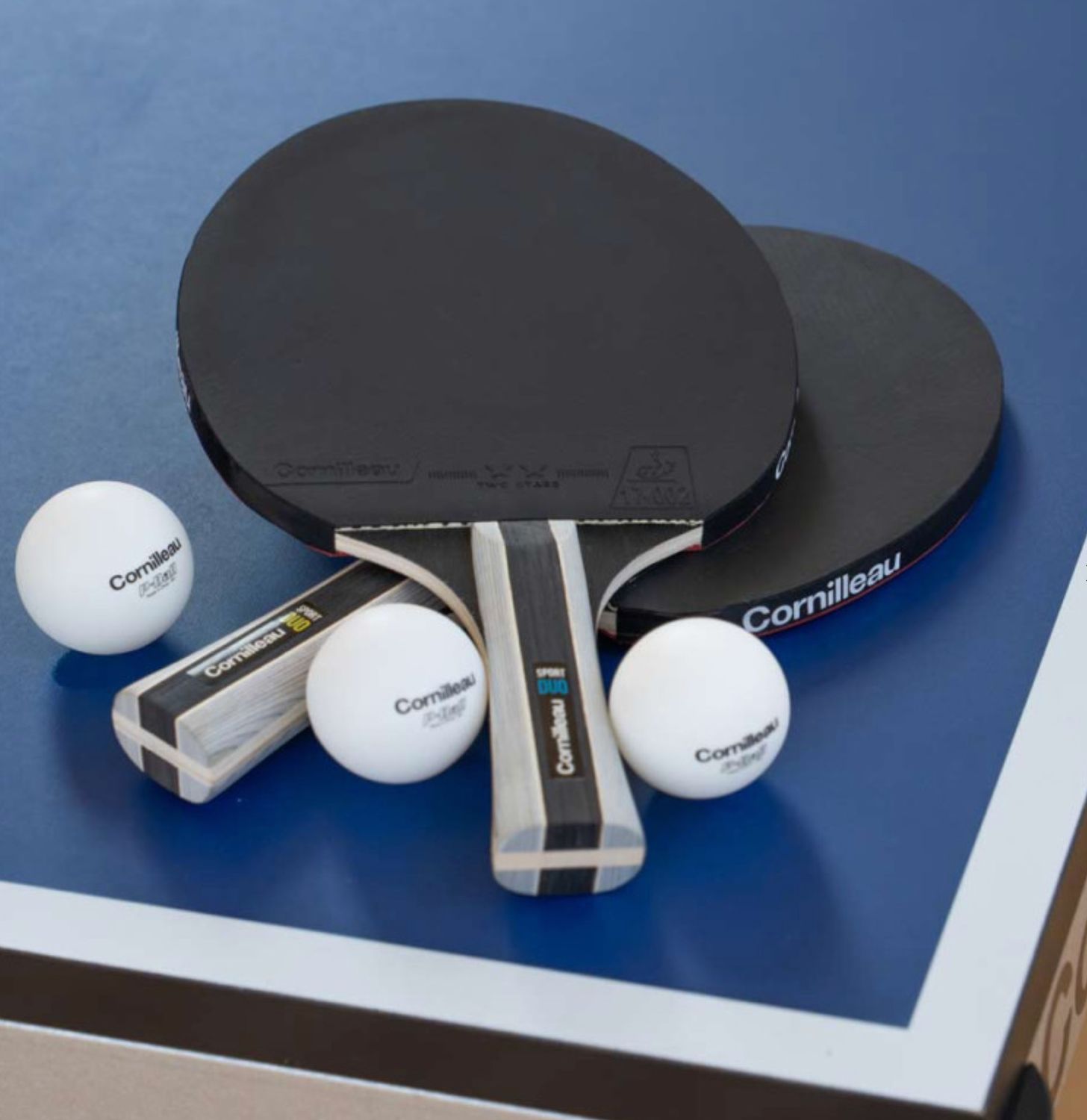 Cornilleau Sport Pack DUO (2 paddles &amp; 3 balls) Ping Pong Table Tennis Racket Set