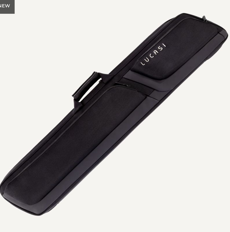 LUCASI SOFT CASE METAL LOGO 4B/8S 4X8 CUE CASE