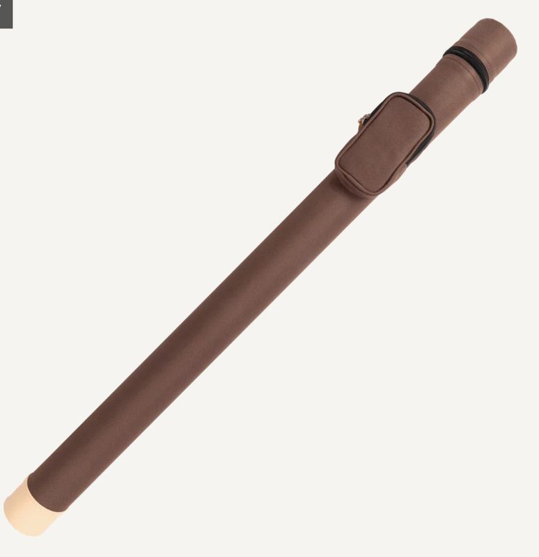 PJ-1BR Pro-Series Round Tube Cue Case 1B/1S 1x1 Brown