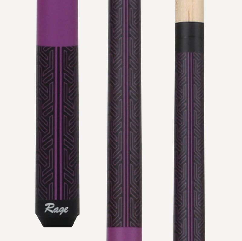 RG117 MATTE BLACK PURPLE RAGE CUE STICK