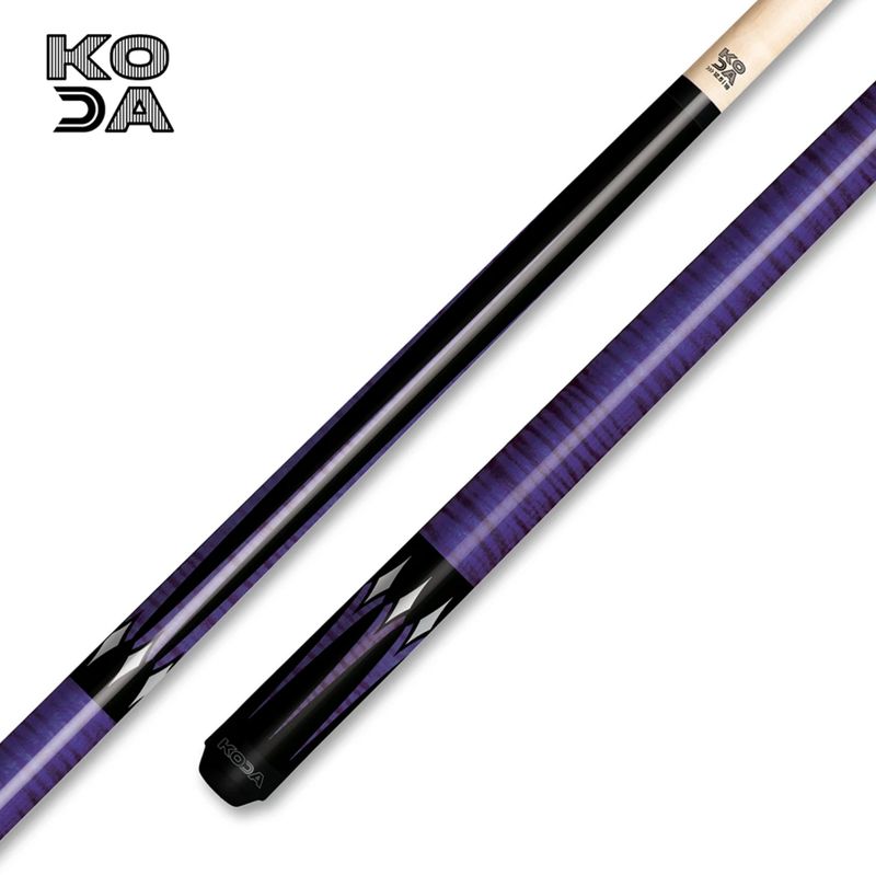 KODA KD46PL PURPLE CURLEY 6PT CUE STICK