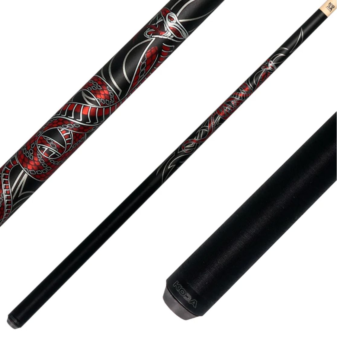 KODA KDV40BK SNAKE BLACK CUE STICK
