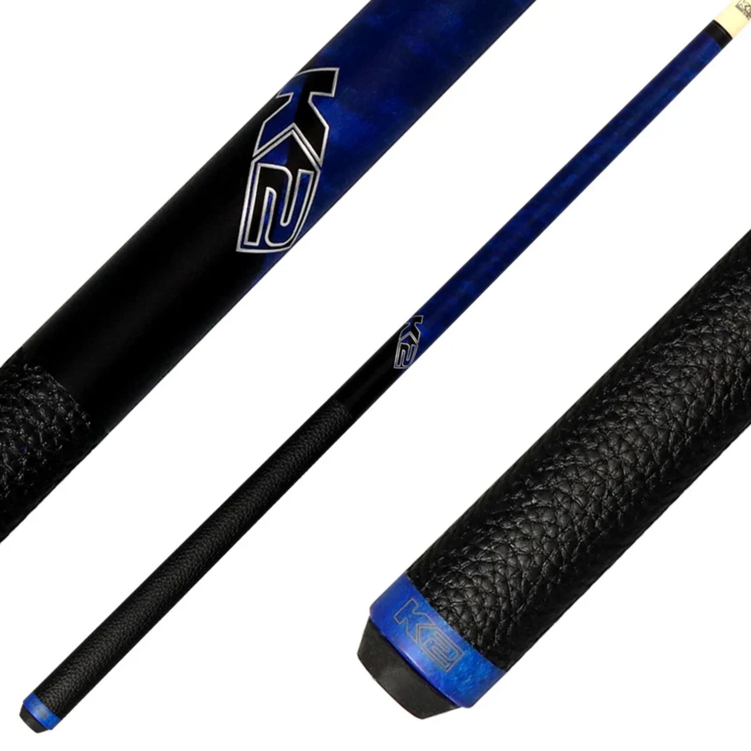 KODA K2 KLCBL BLUE CURLY LORE WRAP CUE STICK - 11.75MM