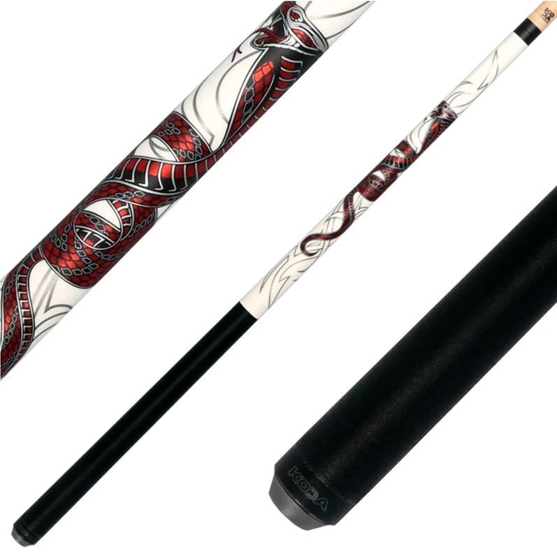 KODA KDV40WH SNAKE WHITE CUE STICK
