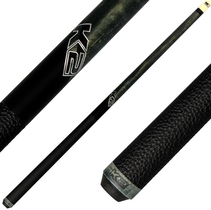 KODA K2 KLCGY GREY CURLY LORE WRAP CUE STICK - 12.5MM