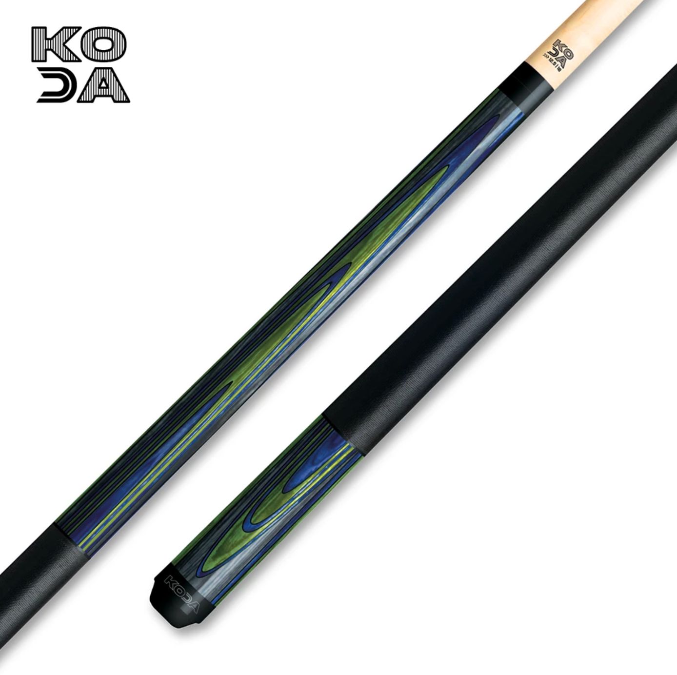 KODA KD42 VIOLET BLUE &amp; GREEN CUE STICK