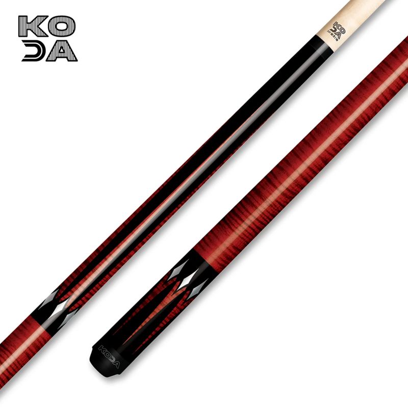 KODA KD46RD RED CURLEY 6PT CUE STICK
