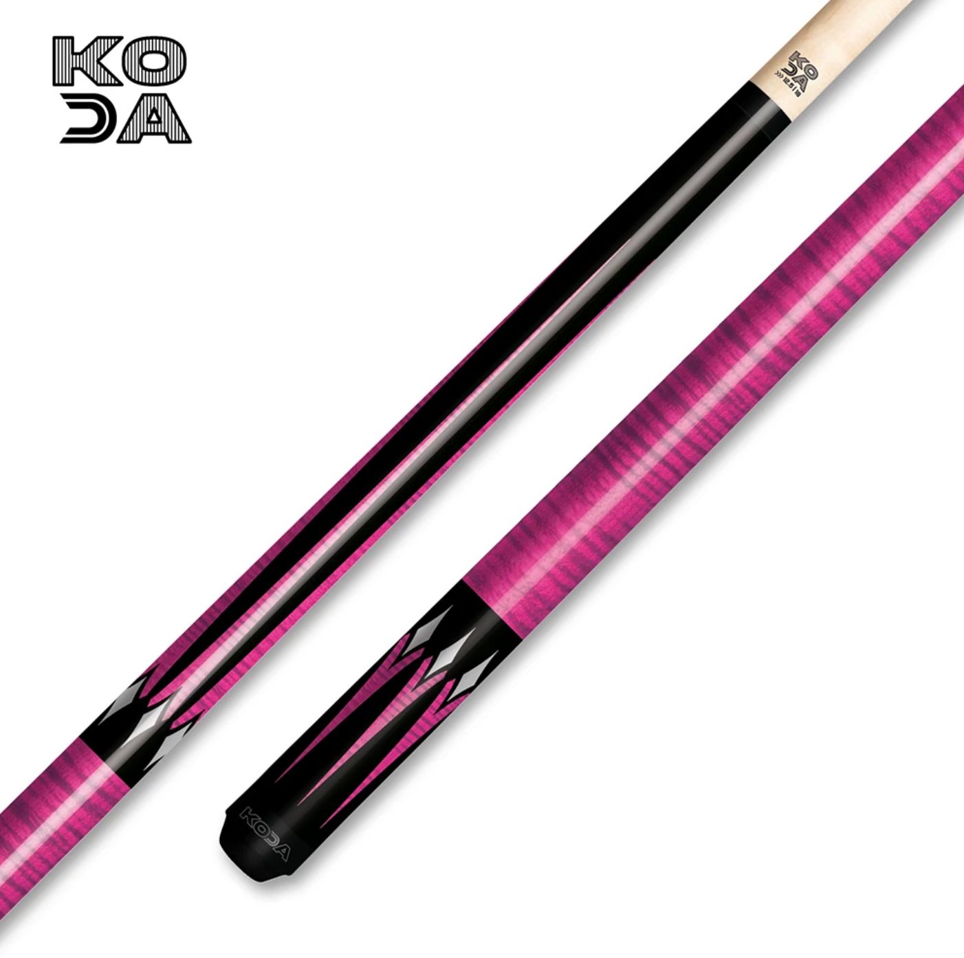 KODA KD46PK PINK CURLEY 6PT CUE STICK