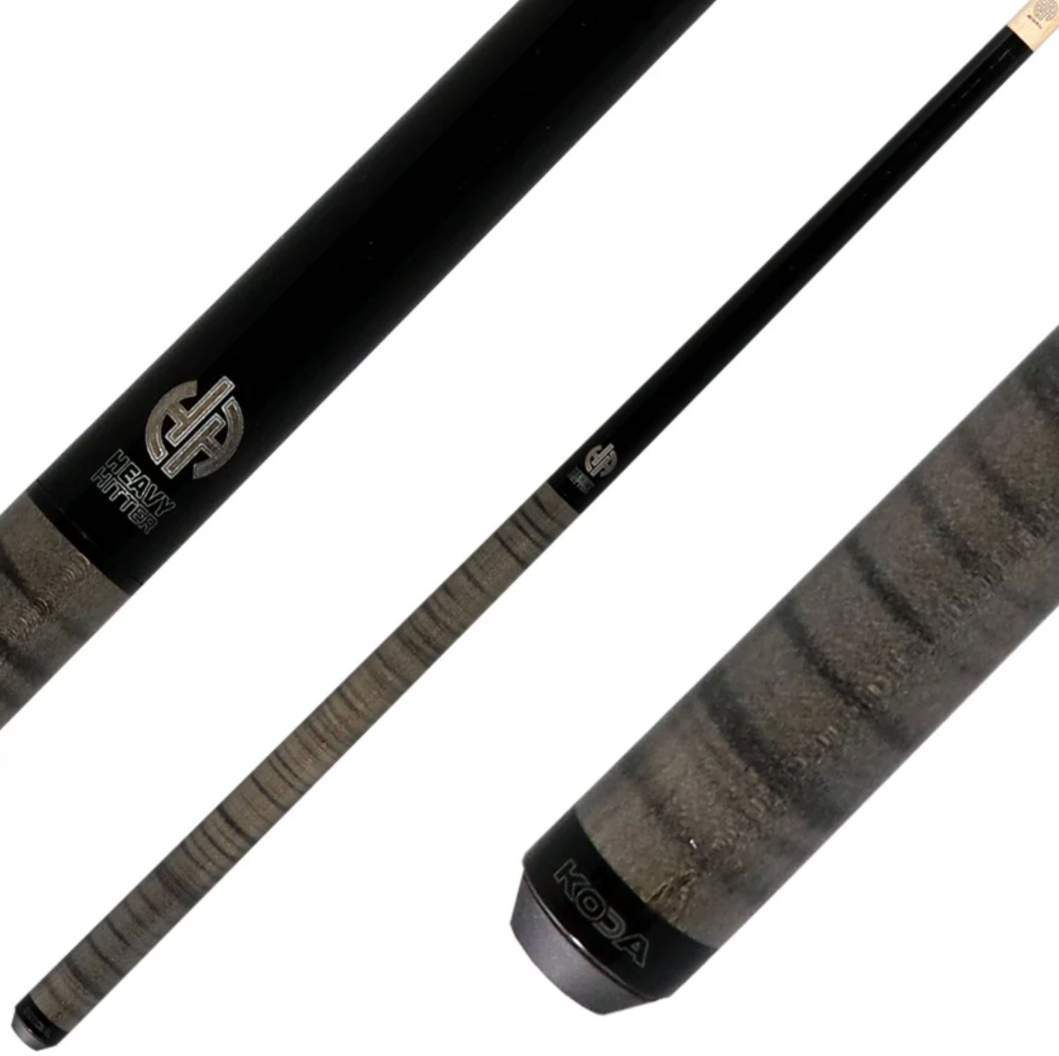 KODA KDHCGY GRAY CURLY JUMP BREAK UNILOC CUE STICK - 25OZ