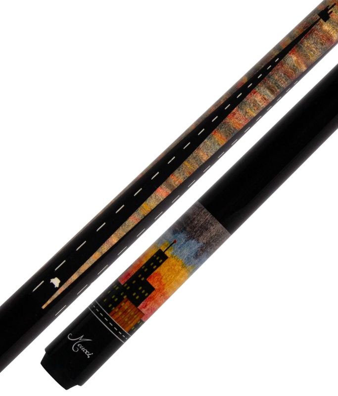 Meucci MEHOF06 Hall of Fame 06  City Cue Stick w/ Carbon Fiber Pro Shaft -19oz - 12.75mm
