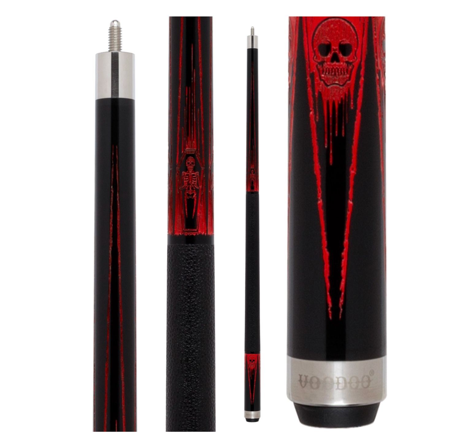 Voodoo VOD42 BLOOD COFFIN Pool Cue STICK