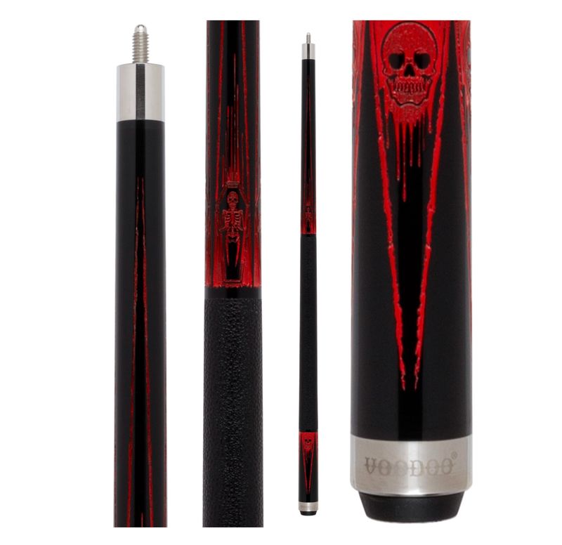 Voodoo VOD42 BLOOD COFFIN Pool Cue STICK