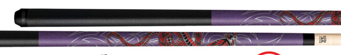 Koda Purple Snake Cue Stick