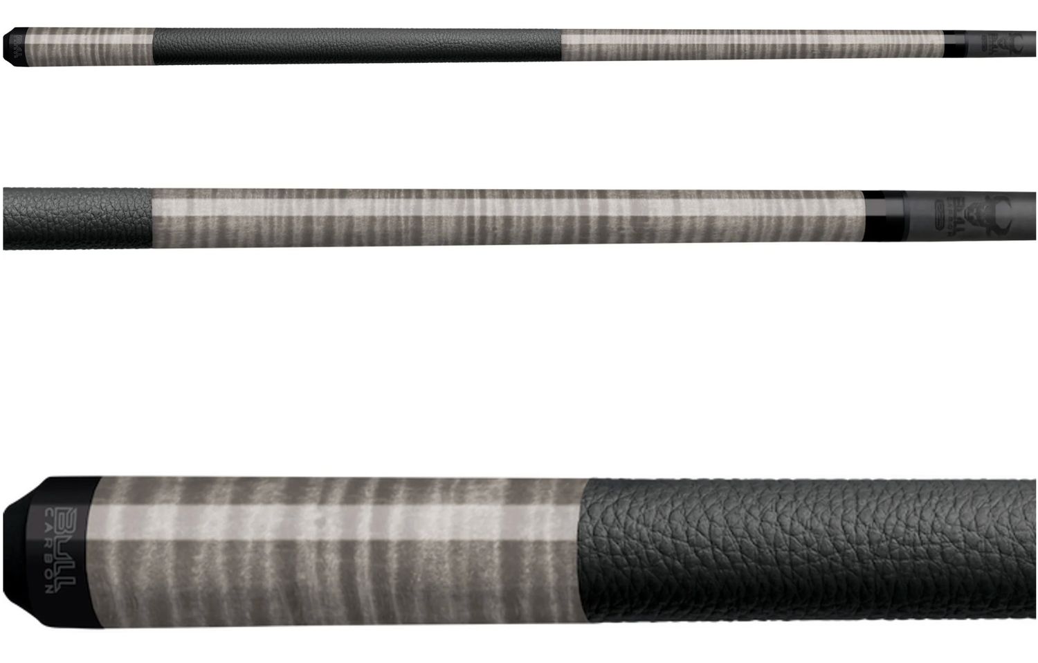 BCC5BT Gray Curly Cue Stick with 12.25mm uniloc OG Carbon Fiber Shaft