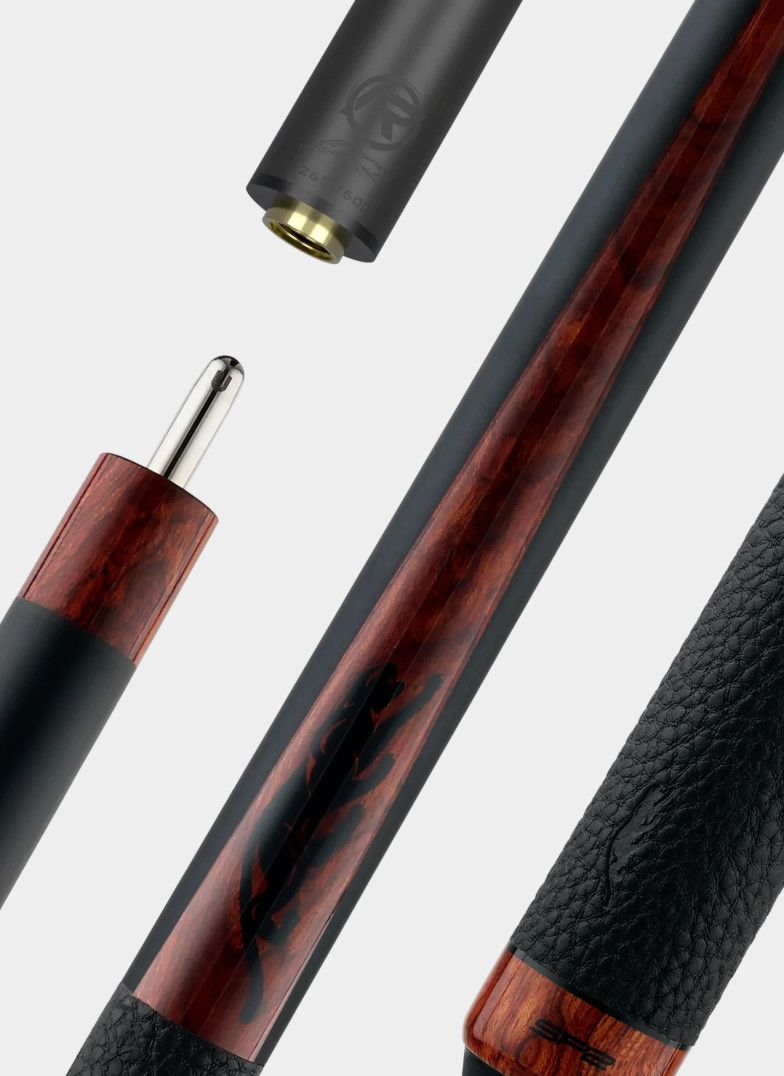 Predator SP2 Pal 1 Palisander Cue Stick with Revo 12.9mm with Leather Luxe Wrap